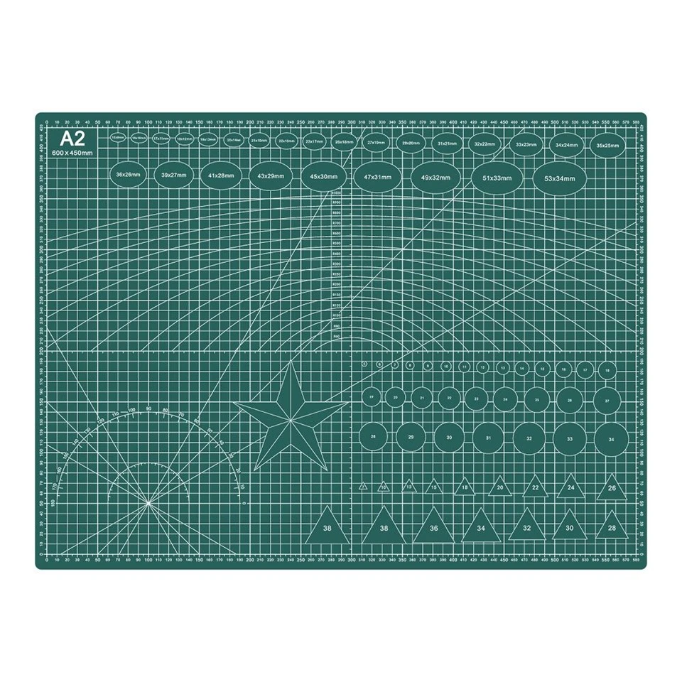 Tapis de découpe double face